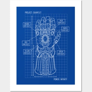 Infinity Blueprint Posters and Art